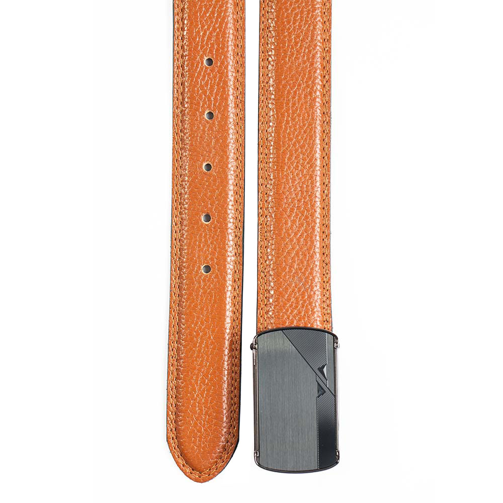 کمربند مردانه نیکلاس کد 9843 سگک طرح 2